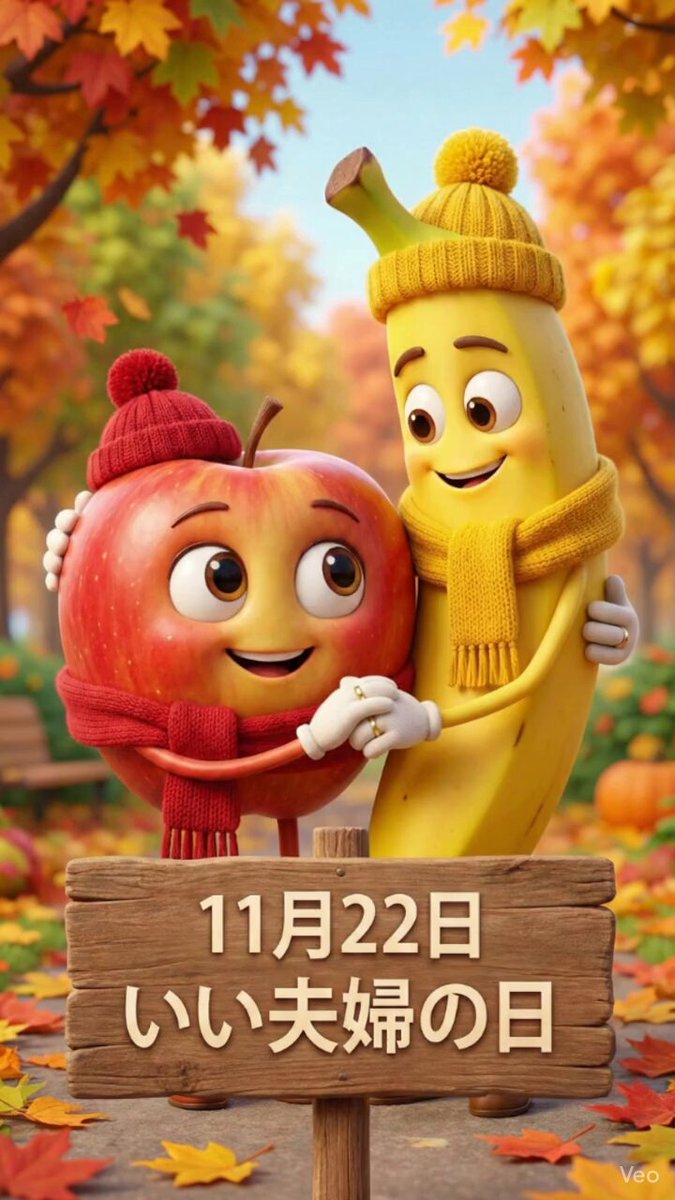 Anthropomorphized apple and banana couple - Image 2