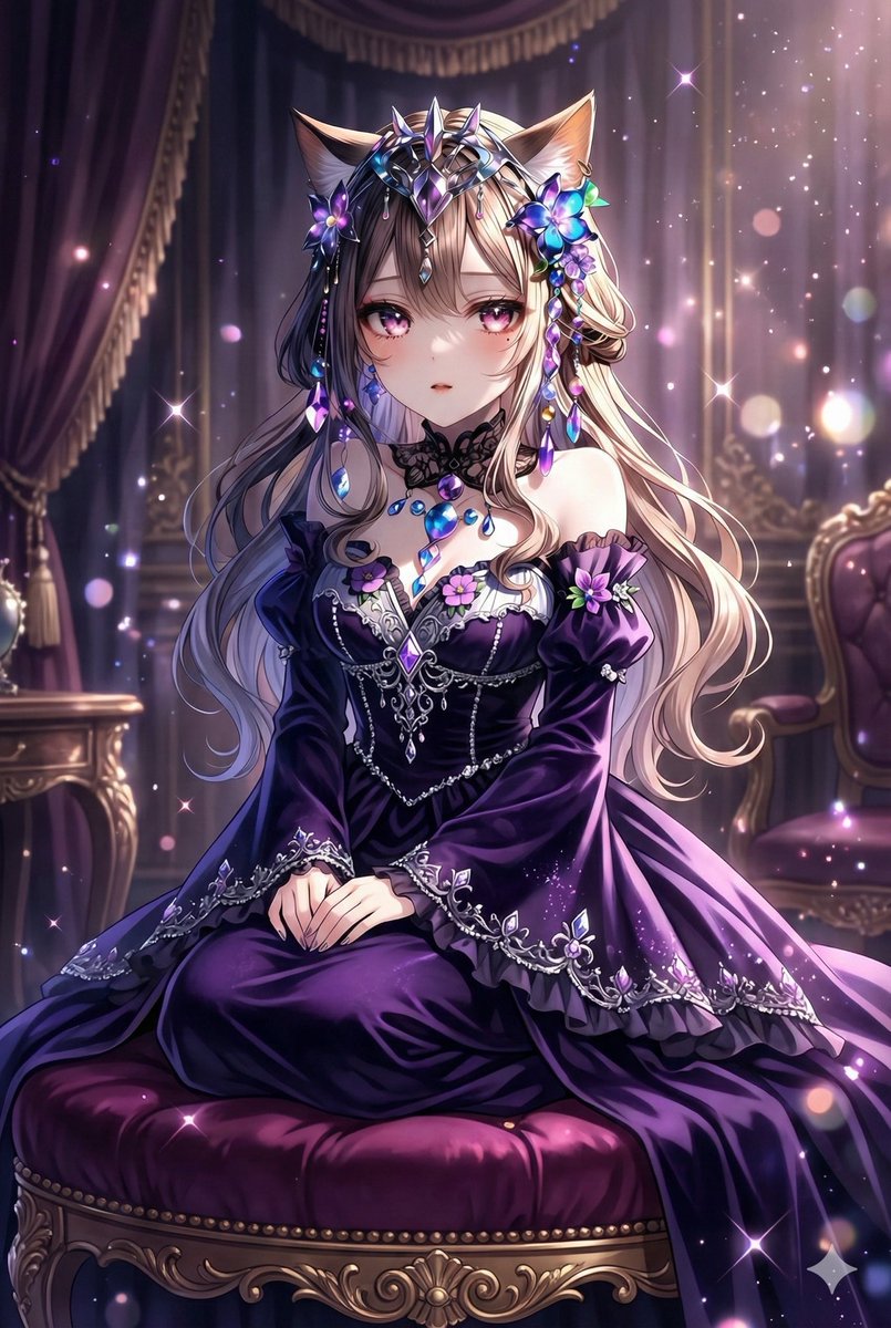 Anime-style seated portrait from face image - Image 1