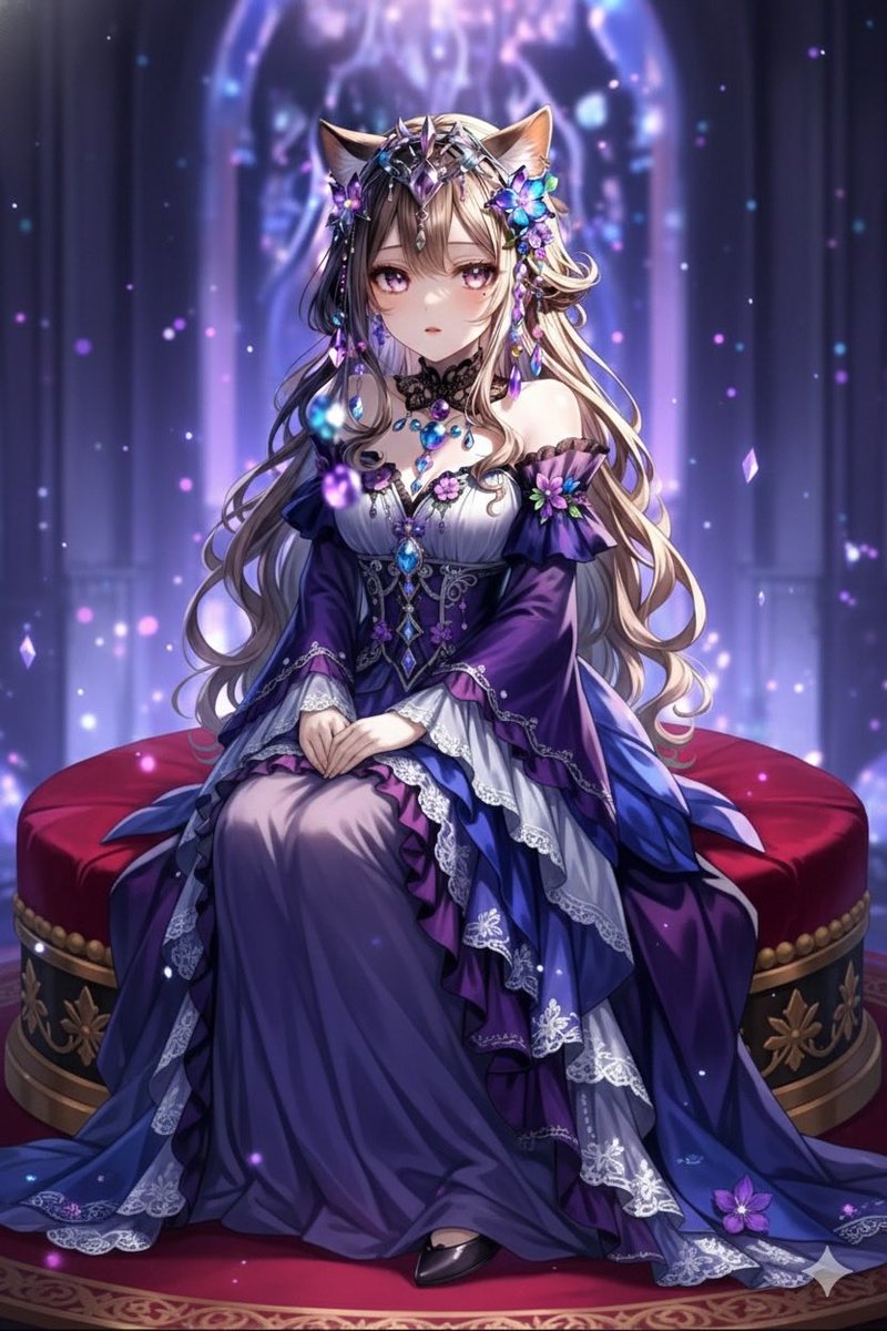 Anime-style seated portrait from face image - Image 2