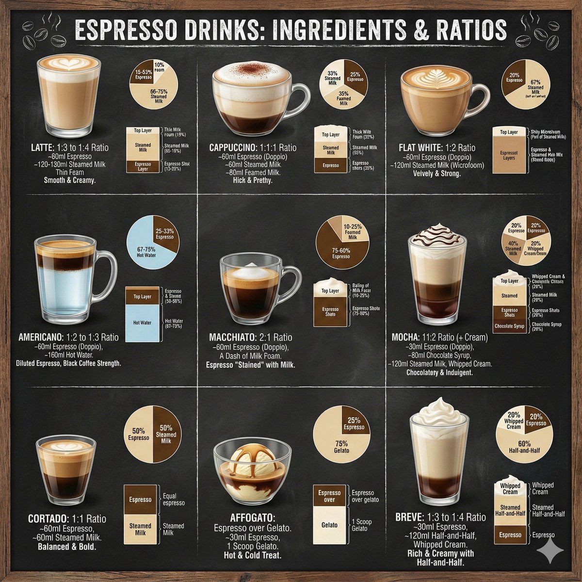 Coffee drinks infographic - Image 1