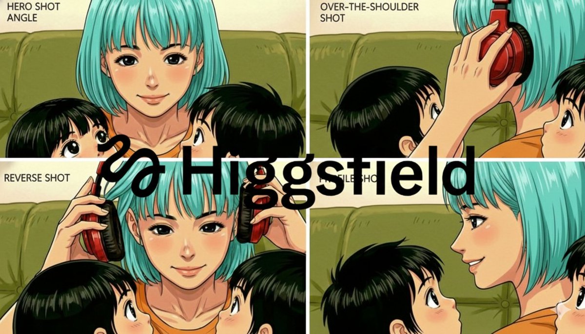 Grid of four camera angles from reference image - Image 1