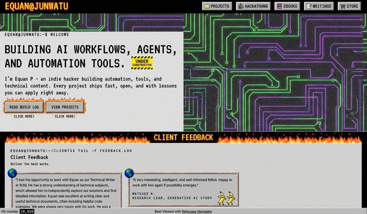 90s version of a website via style transfer - Image 1