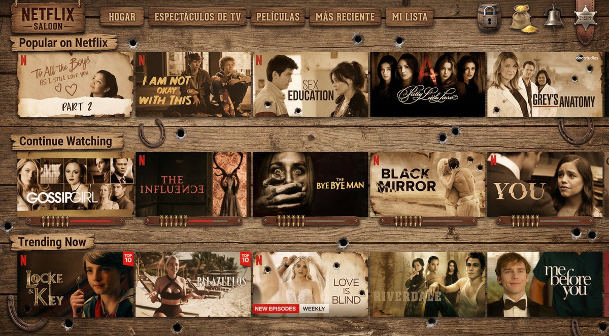 Turn Netflix screen into a western version - Image 1