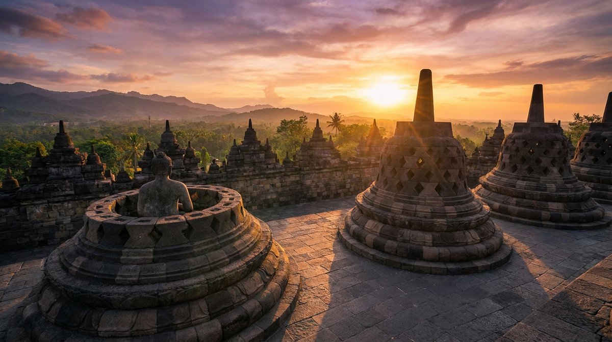 Geolocation sunset scene at specific coordinates - Image 1