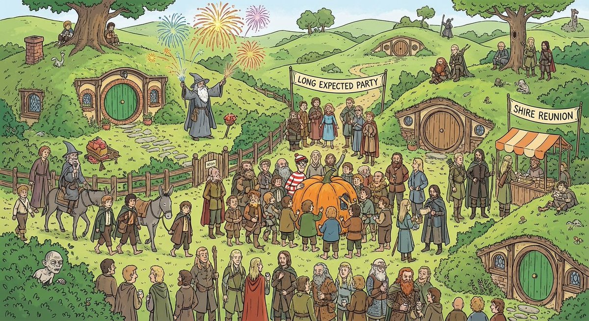 Where’s Waldo-style LOTR in the Shire - Image 1