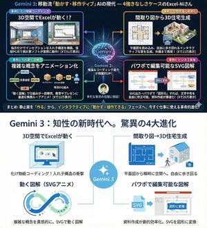 Use extremely little text and focus on graphical expression. Suppress Japanese character garbling. Use Hiragino Gothic as the main font. ...