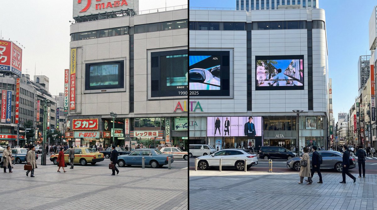 Split-screen time-lapse of same location by coordinates - Image 3