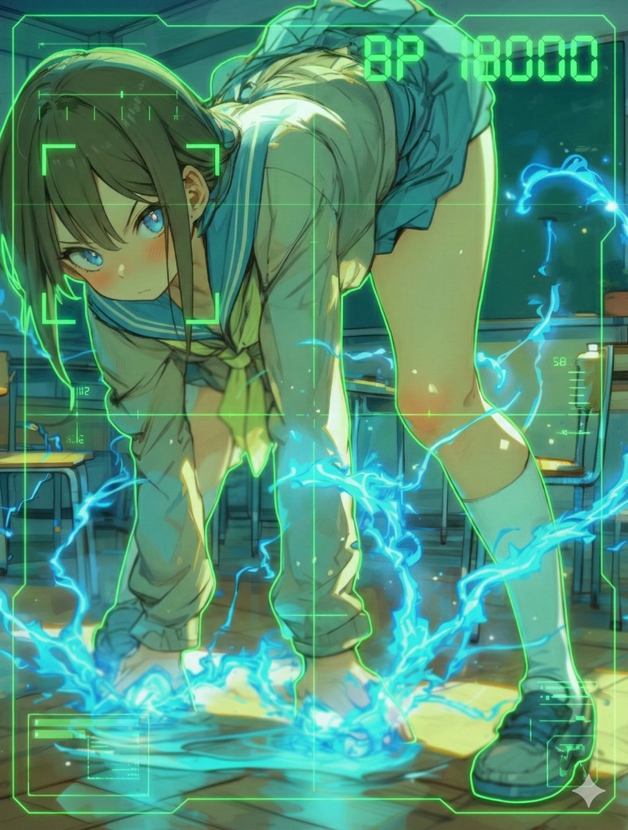 HUD battle power overlay for any character image - Image 2