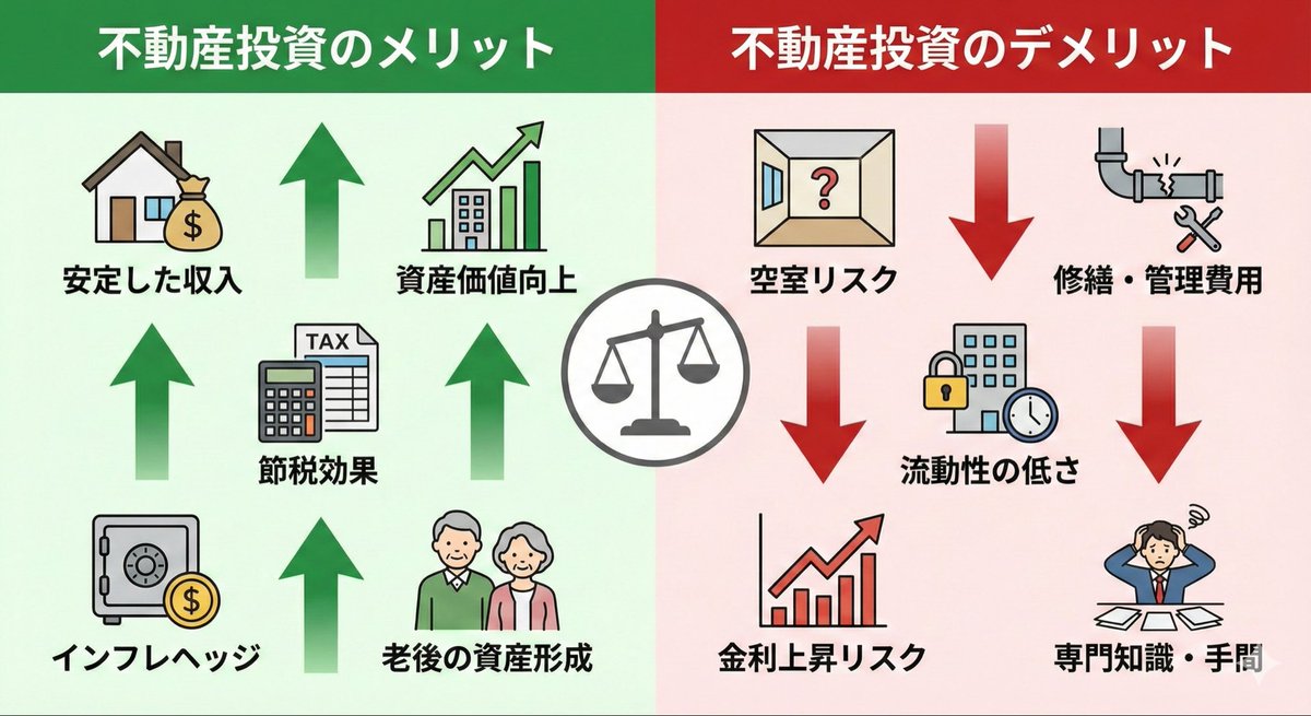 Pros and cons of real estate investment infographic - Image 1