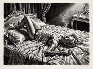 Boudoir Portrait - Charcoal Sketch [4K Render]

Author: Hagbard Celine
Source: https://x.com/HgbrdCeline/status/1991647926628581617