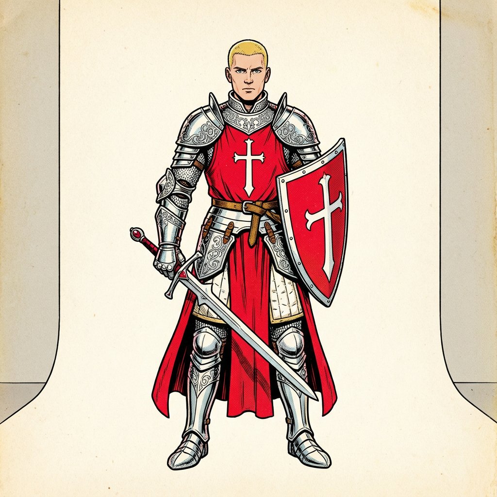 20 世纪 80 年代彩色 RPG 手册插图