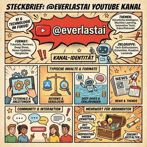 Create an infographic for my YouTube channel everlastai.

Author: Leonard Martin Schmedding
Source: https://x.com/derleomartin/status/199...