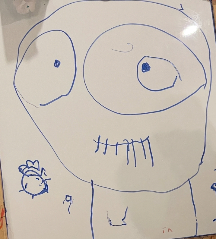 将儿童画作变成漫画风格的角色