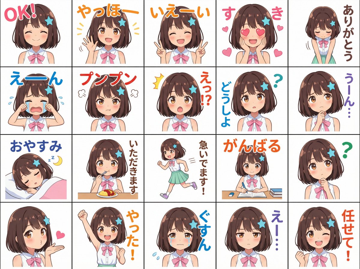 Messenger sticker set from attached person - Image 1