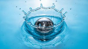 Metal ball dropping into water, slow-motion splash, realistic physics and refraction, 2K resolution.

Author: Maki@Sunwood AI Labs.
Sourc...