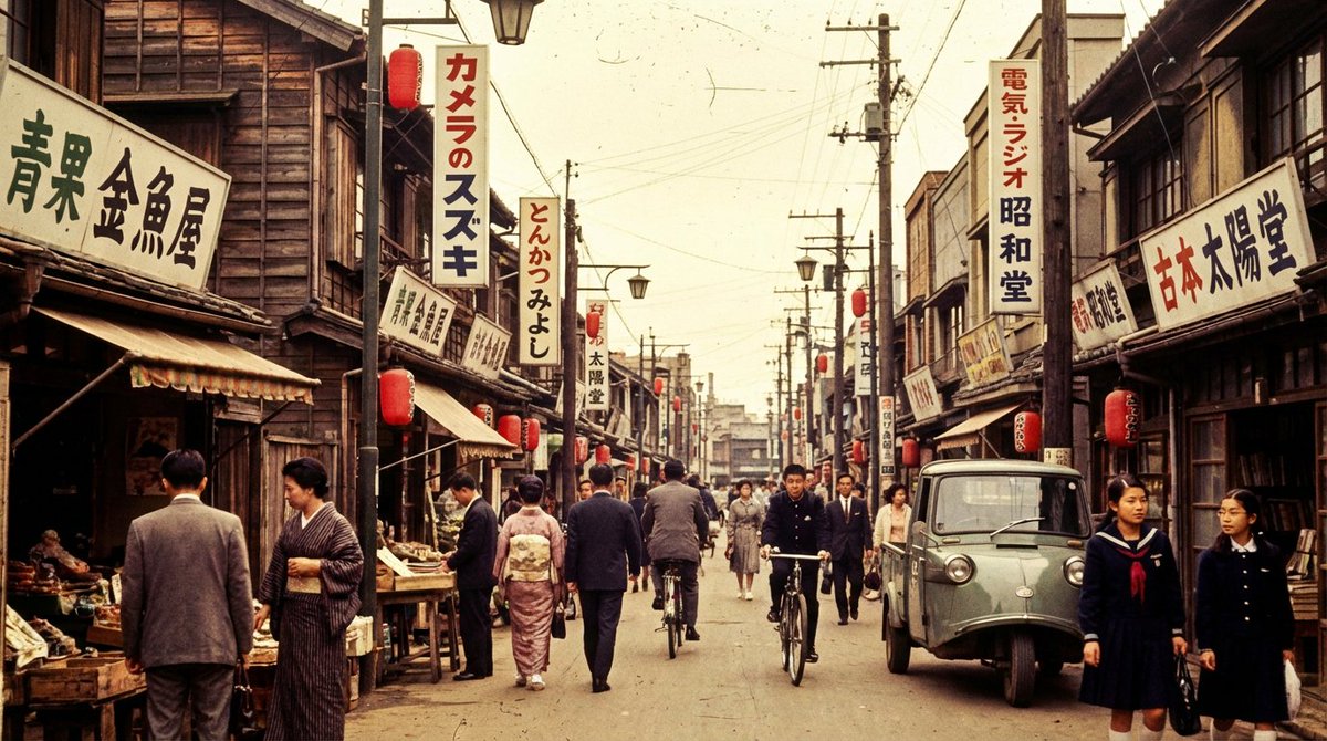 高速经济增长时代的日本市中心商店街