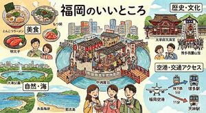 Summarize the good points of Fukuoka in a single image.

Author: もりたっち
Source: https://x.com/moritouch_/status/1991638916416565493
