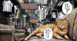 Make it in the style of a certain superpower battle manga.

Author: 少し明るい高橋くん
Source: https://x.com/chankostin/status/1991542706343125253