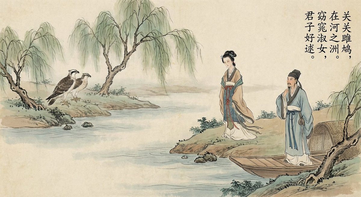 古典中文诗歌插画提示