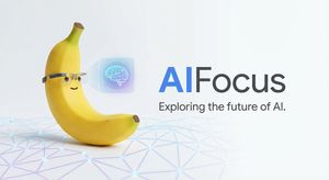Draw a BANANA-themed Twitter banner image for AIFocus that matches Google’s brand tone and design elements.

Author: AI焦点
Source: https:/...