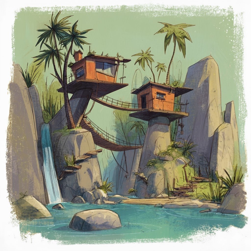 将电子游戏截图转换为超现实现代引擎画面