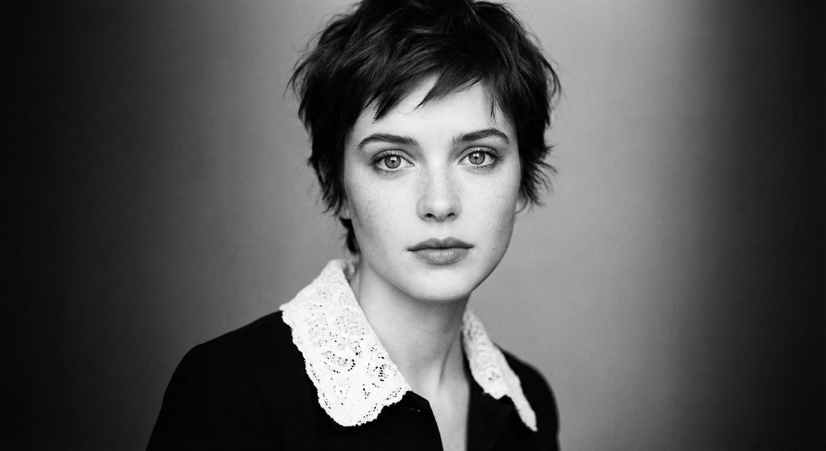 Monochrome cinematic portrait of young woman - Image 1