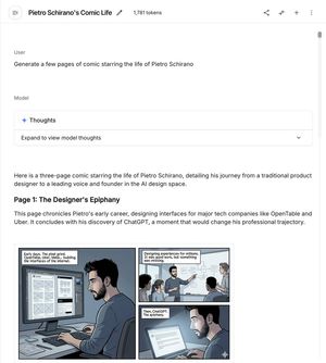 make a 6-panel comic of my life last week

Author: Pietro Schirano
Source: https://x.com/skirano/status/1991623873574629866