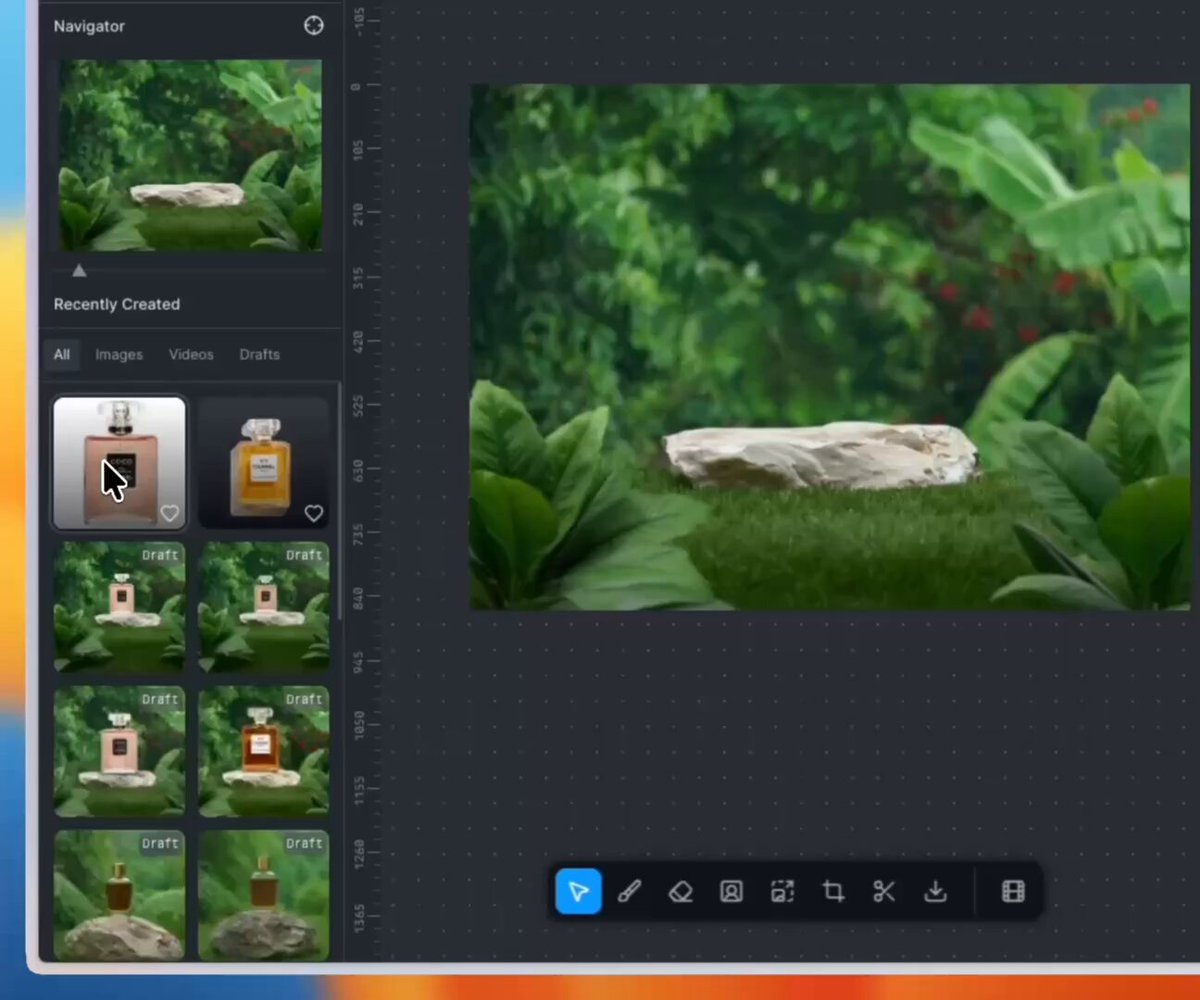 产品照片，商品置于石头上