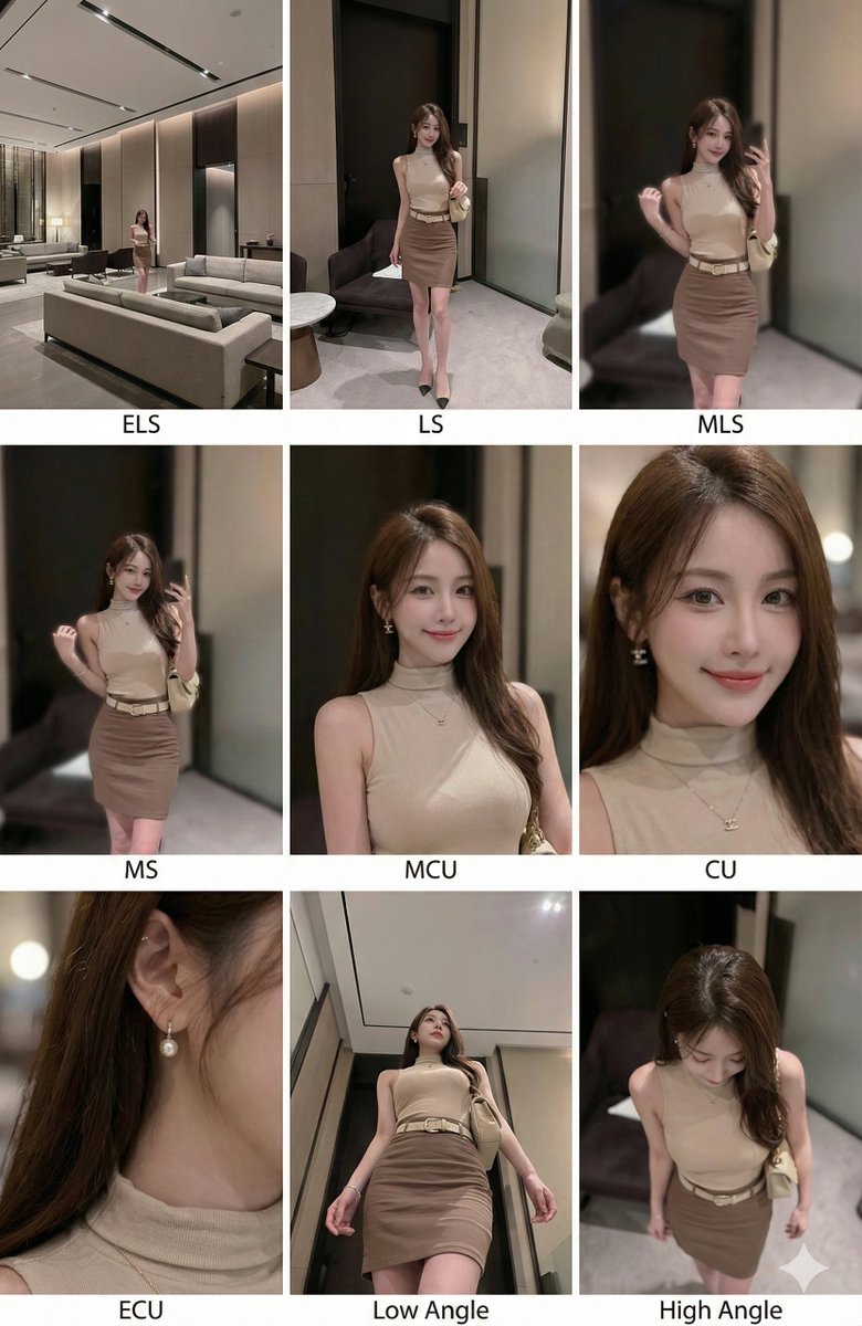 Nano Banana Pro contact sheet multi-shot camera prompt