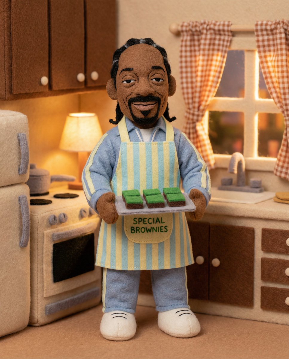 Felt toys full body Nano Banana Pro prompt template