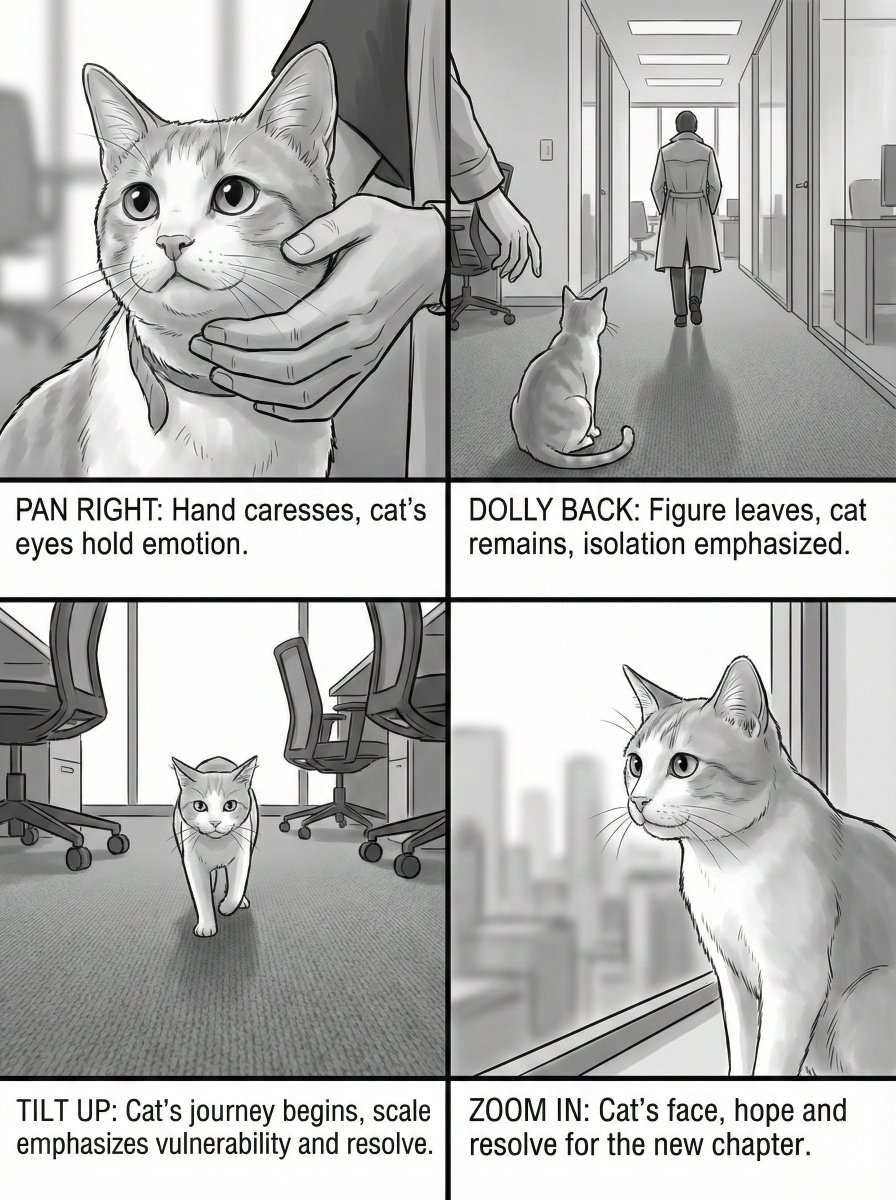 Bir görselden siyah beyaz storyboard'lar oluşturun - Image 2