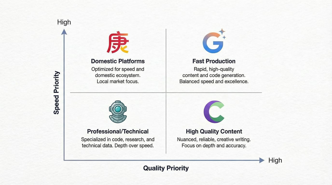 AI 工具选择决策矩阵