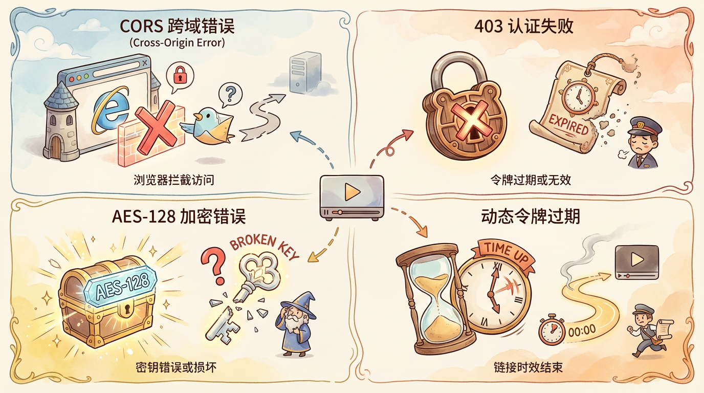 M3U8 Common Failure Scenarios