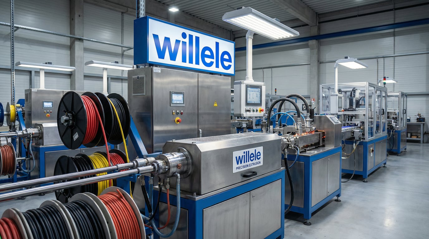 willele Electric heat shrink tube manufacturing equipment - industrial production facility