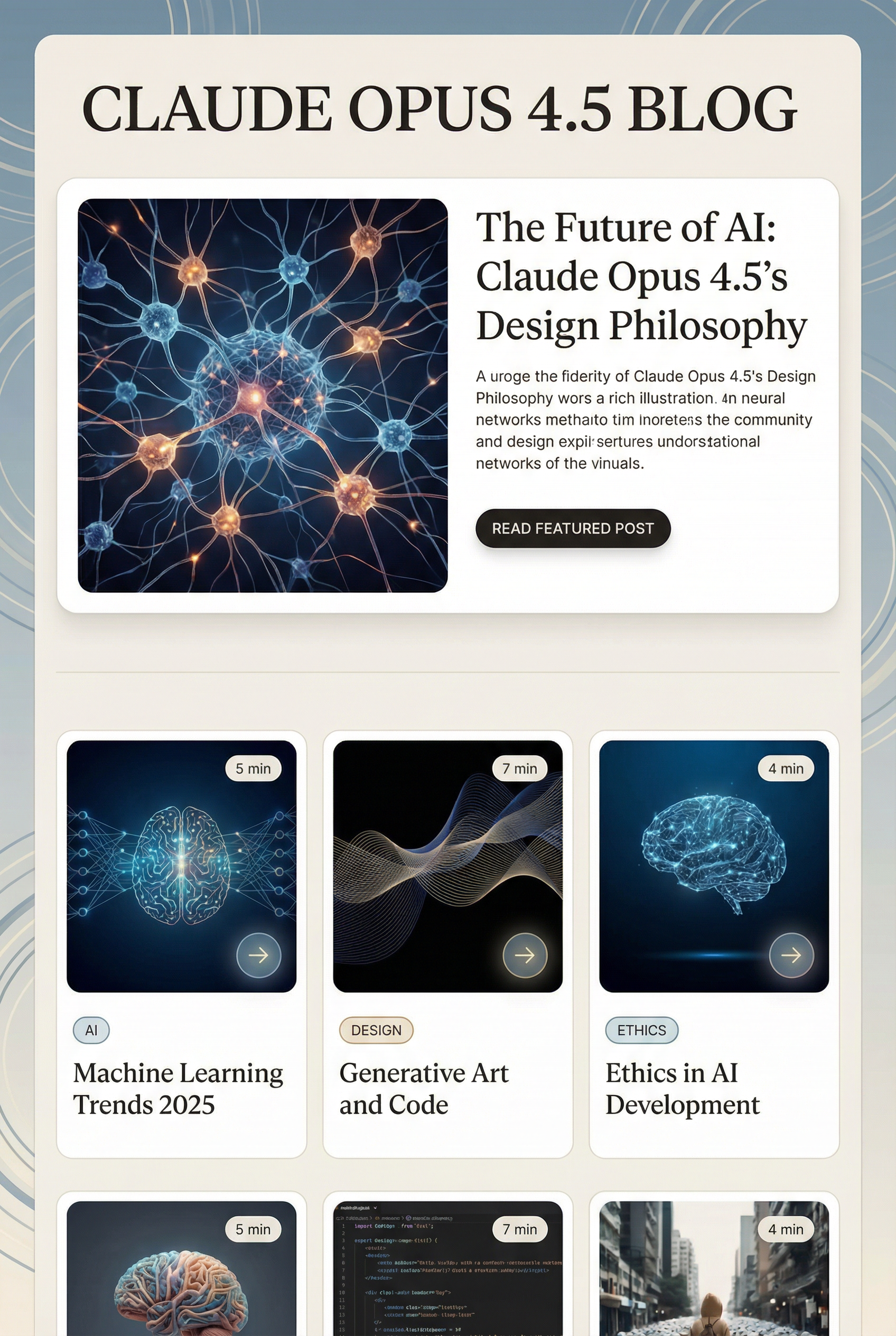 Opus 4.5 Design Details