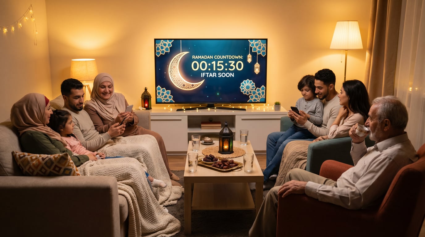 Ramadan Family Gathering with Screen Mirroring