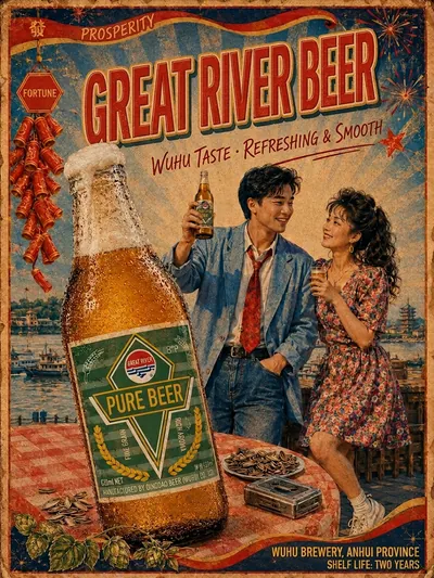 Chinese 1990s Retro Poster Generator