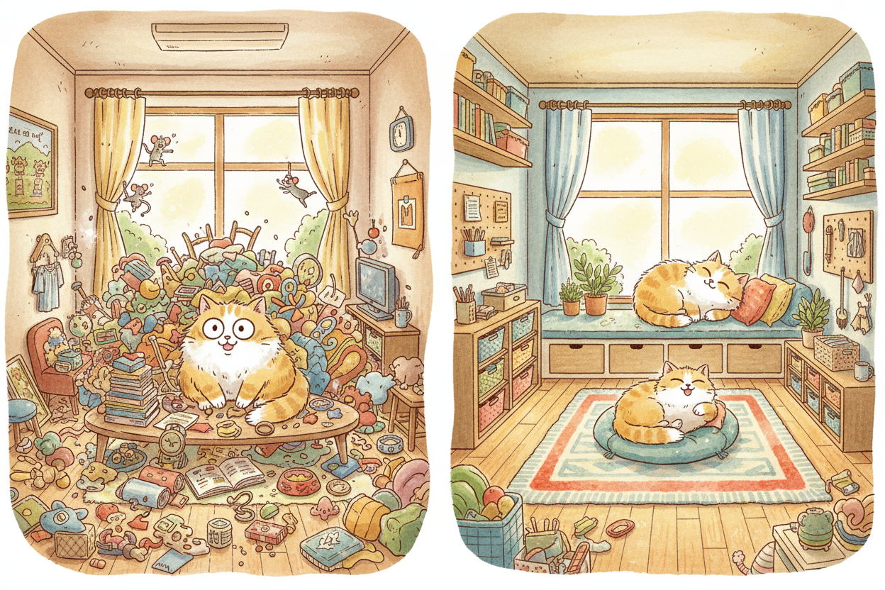 空间整理的类比