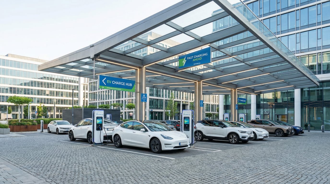 EV Charging Station Application Scene