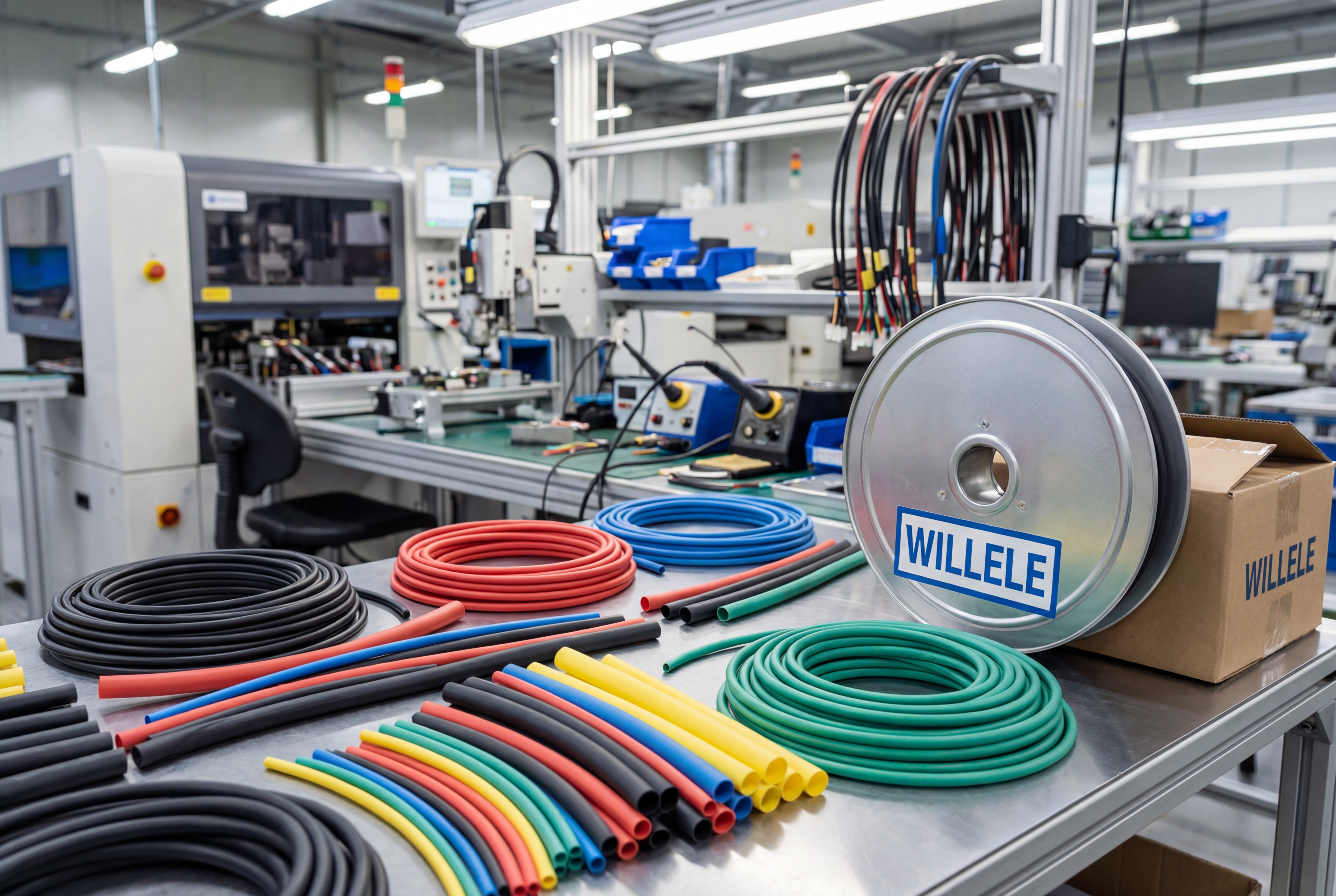 Industrial heat shrink tubes from WILLELE Electric manufacturer