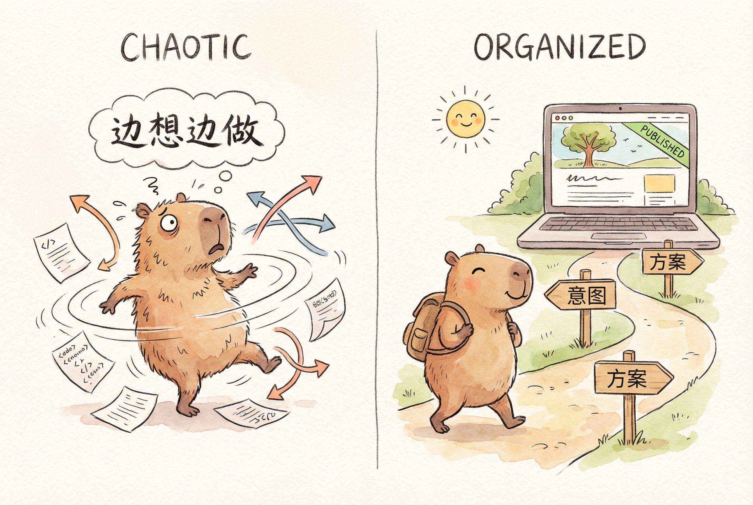 文档驱动 vs 边做边想