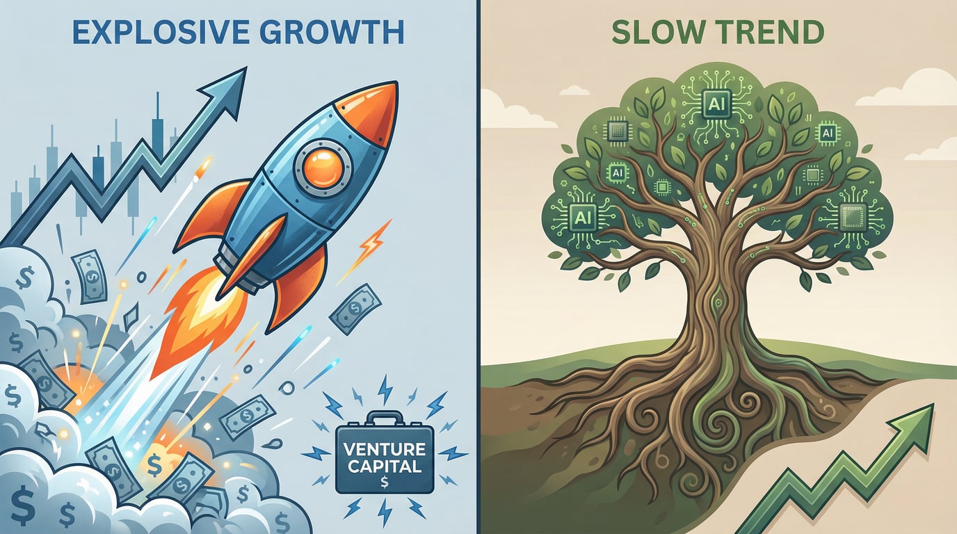 慢趋势vs爆发式增长