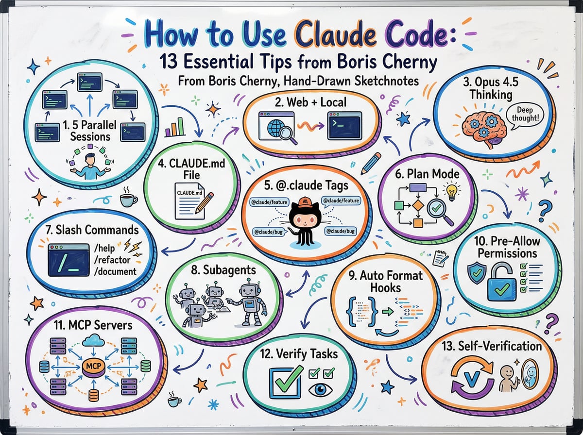 Overview of 13 Essential Claude Code Tips