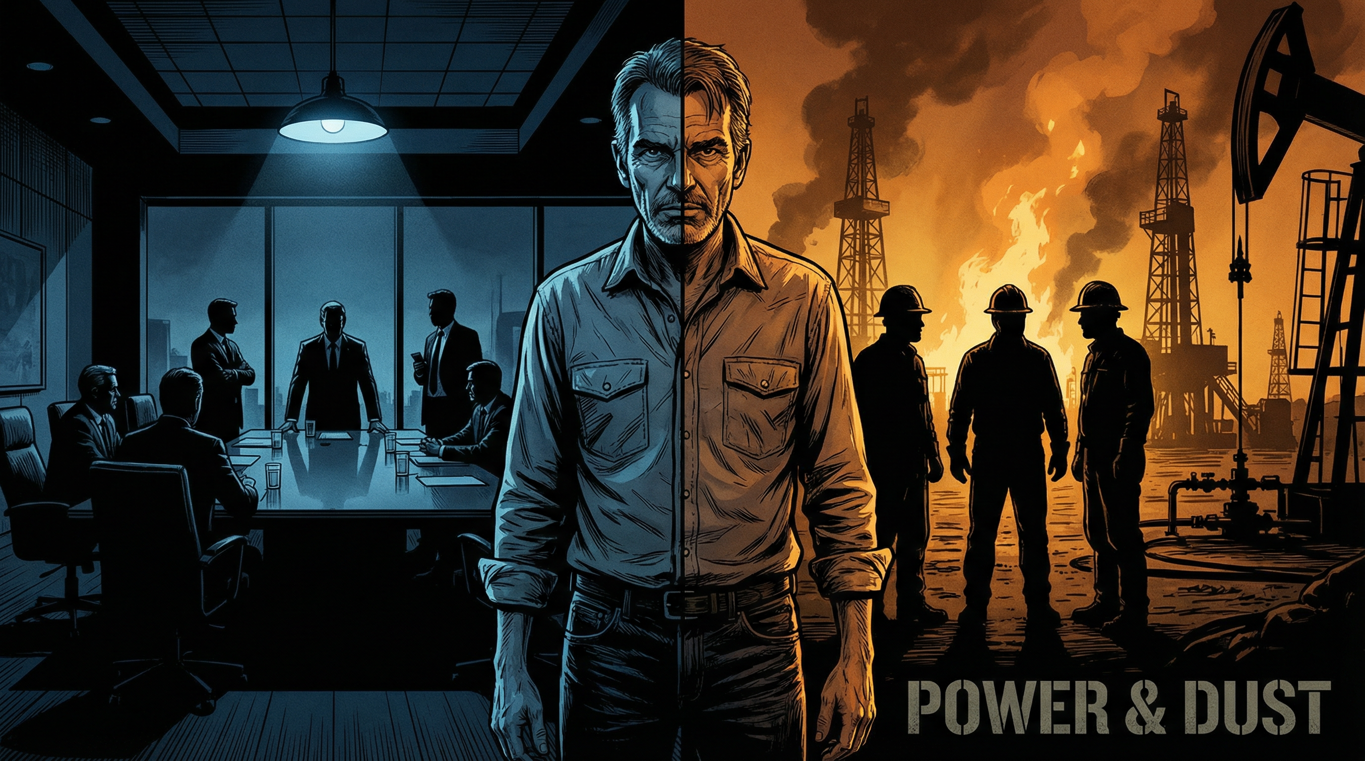 Tommy Norris character balancing corporate and field work duties