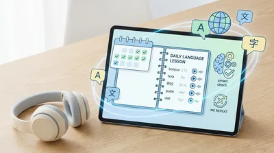 Generatore di lezioni giornaliere per l'apprendimento delle lingue