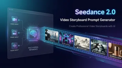 Seedance 2.0 Video Storyboard Cue Generator (Customized according to the official manual)
