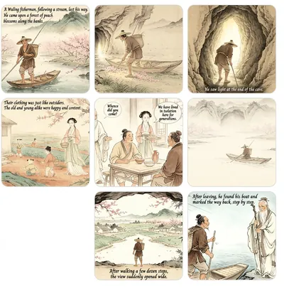 Poesie und Malerei vereint: KI-gestützte visuelle Erzählmaschine Pro für klassische Literatur