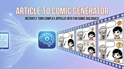 Article interprets comic generator