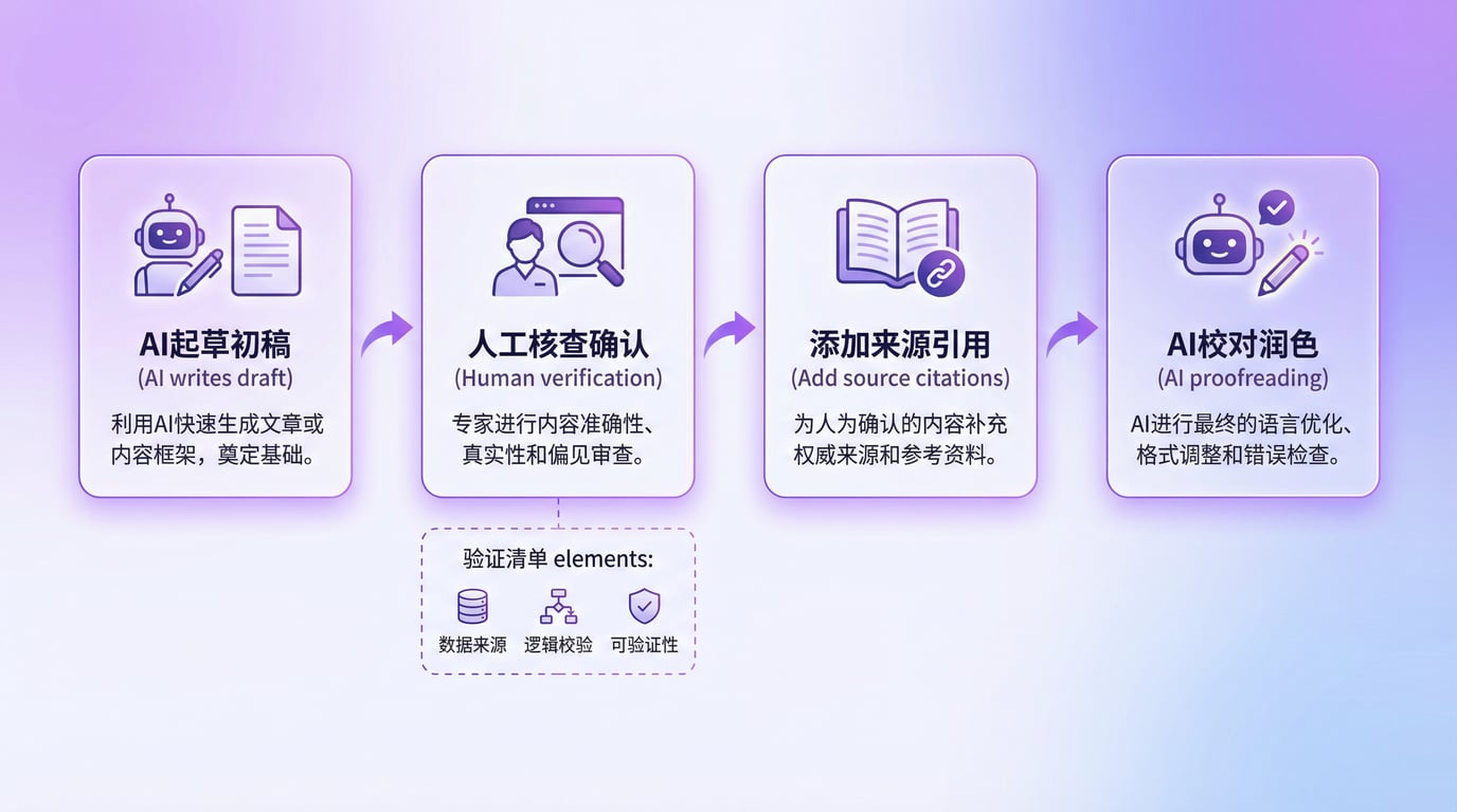 知识科普写作验证流程图