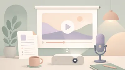 Courseware converted into high-quality videos
